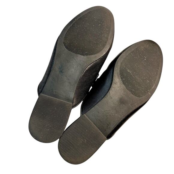 Steve Madden Macrae Womens Black Pebbled Leather Horsebit Mule Loafer Shoes 7M - Picture 5 of 9